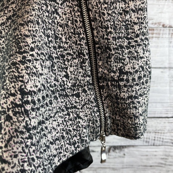 Mynt1792 Skirt Plus size 26W Black Pink Animal Print Straight Knee Career Zipper - Picture 15 of 15